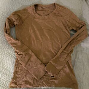 Long sleeve lululemon racer shirt